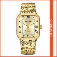 Men's Rectangle Quartz Watch