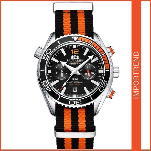 Mechanical Classic Canvas Strap Men's Watch