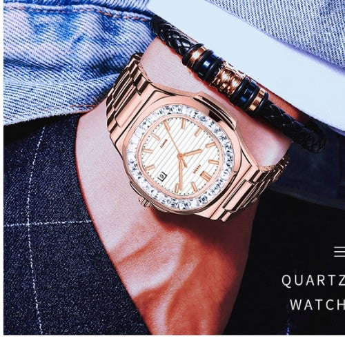 Full Diamond Men's Wristwatch