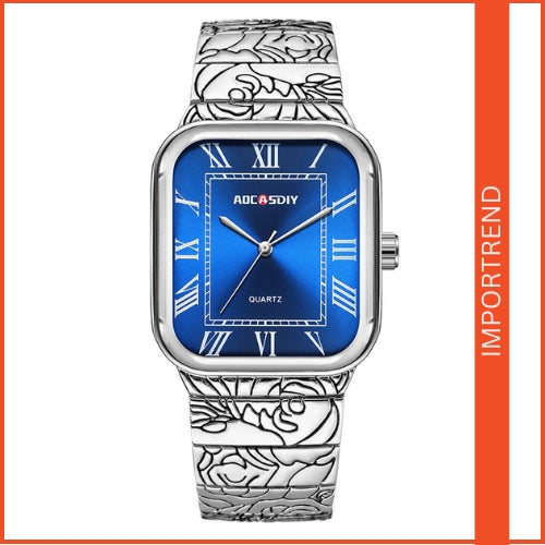 Men's Rectangle Quartz Watch