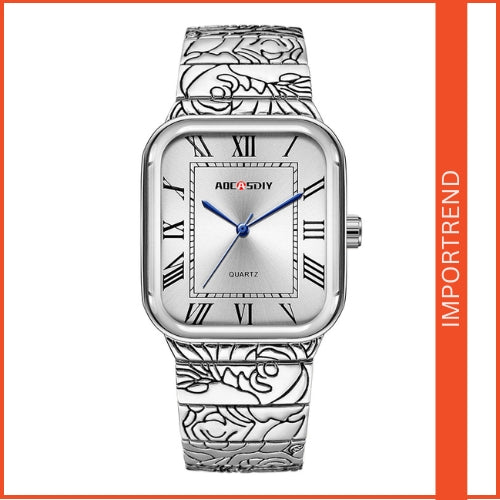 Men's Rectangle Quartz Watch