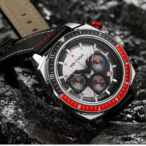 Men's Waterproof Chronograph Quartz Watch