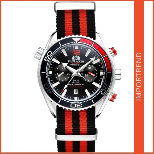Mechanical Classic Canvas Strap Men's Watch