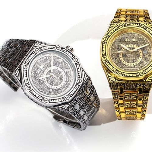 Men's Carved Fashion Steel Watch