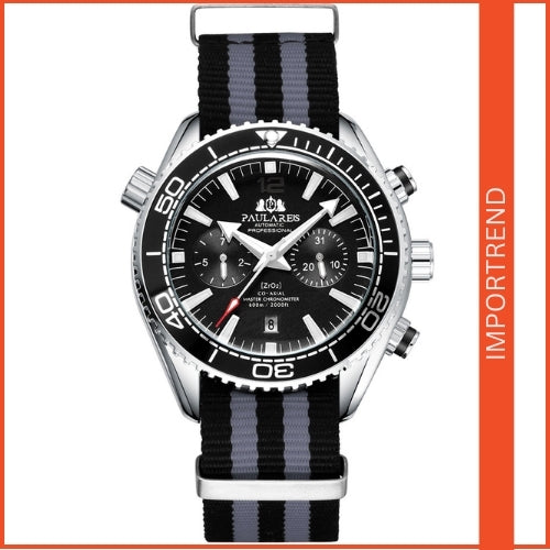 Mechanical Classic Canvas Strap Men's Watch