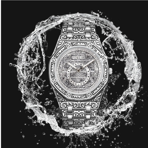 Men's Carved Fashion Steel Watch