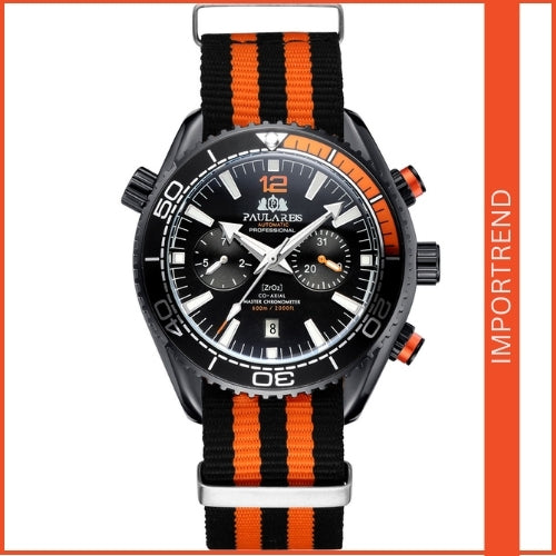 Mechanical Classic Canvas Strap Men's Watch