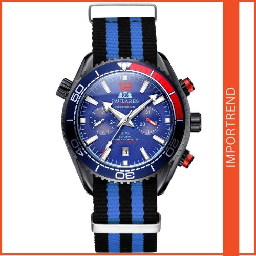 Mechanical Classic Canvas Strap Men's Watch
