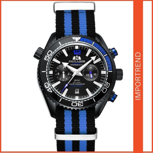 Mechanical Classic Canvas Strap Men's Watch
