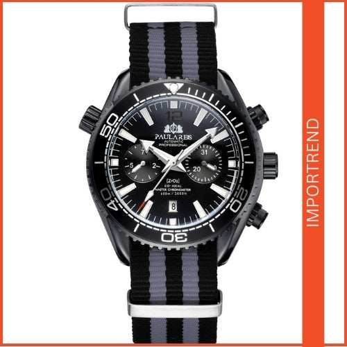 Mechanical Classic Canvas Strap Men's Watch