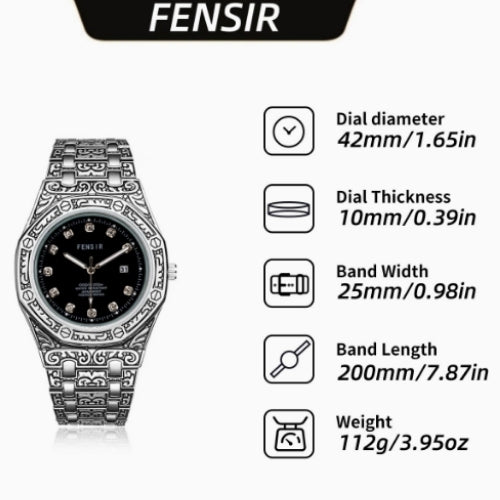 Men's Analog Quartz Multifunction Watch