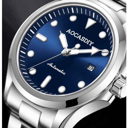 Men's Automatic Mechanical, Stainless Steel Strap Wristwatch