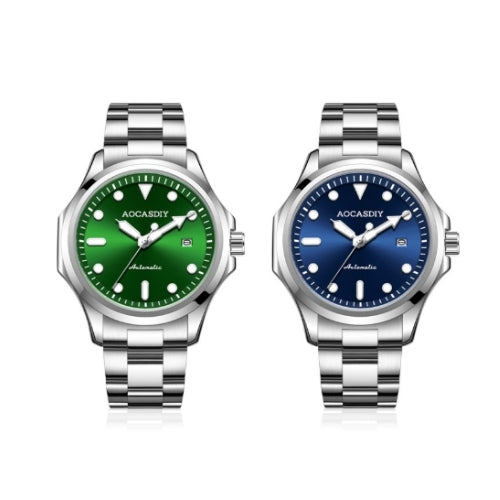 Men's Automatic Mechanical, Stainless Steel Strap Wristwatch
