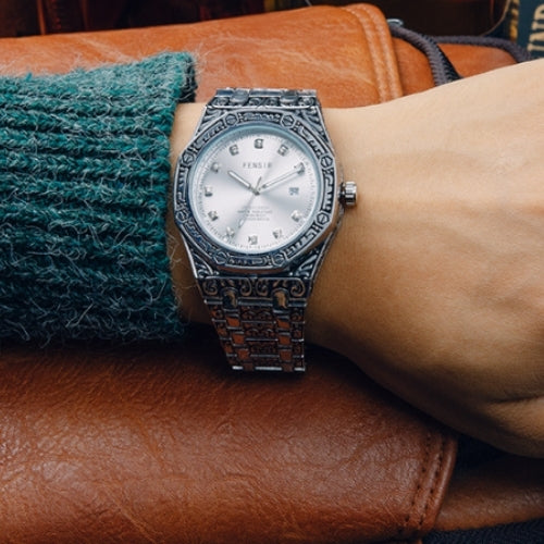 Men's Analog Quartz Multifunction Watch