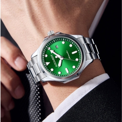 Men's Automatic Mechanical, Stainless Steel Strap Wristwatch