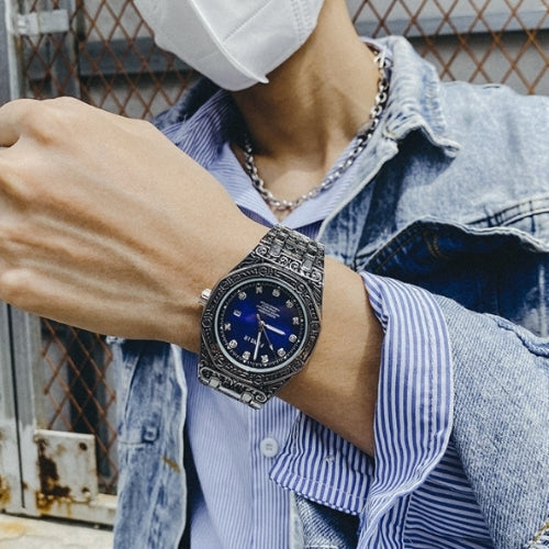 Men's Analog Quartz Multifunction Watch