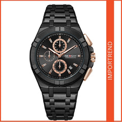 Men's Quartz Watch Luminous, Big Dial, Silicone Strap