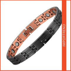 Magnetic Copper Bracelet with Folding Clasp