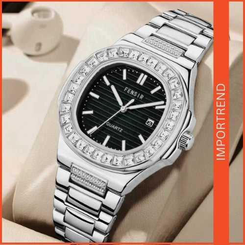 Full Diamond Men's Wristwatch