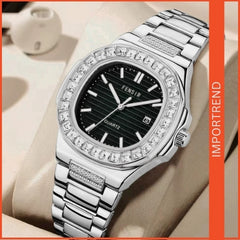 Full Diamond Men's Wristwatch