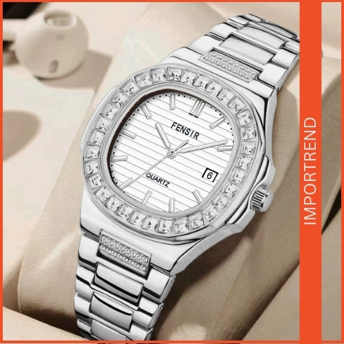 Full Diamond Men's Wristwatch