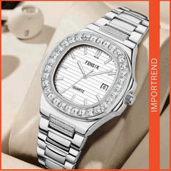 Full Diamond Men's Wristwatch