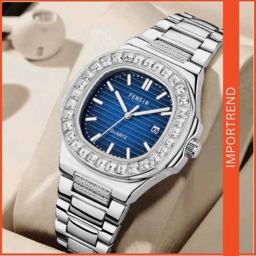 Full Diamond Men's Wristwatch