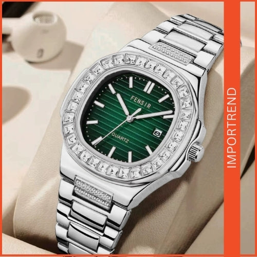 Full Diamond Men's Wristwatch