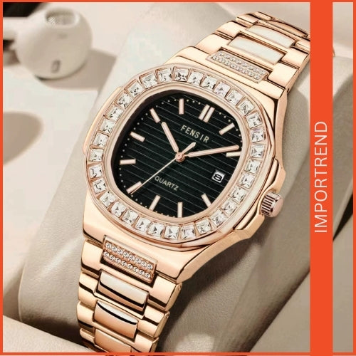 Full Diamond Men's Wristwatch