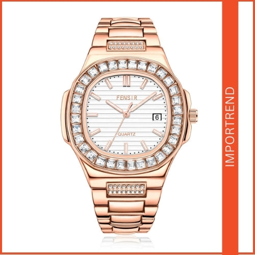 Full Diamond Men's Wristwatch