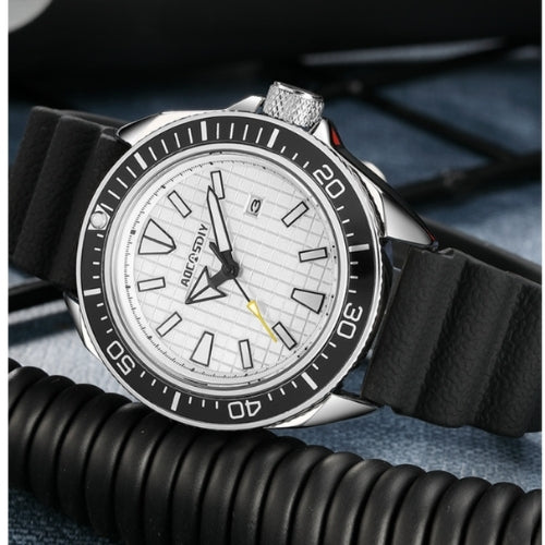 Men's Casual Quartz Watch with Silicone Strap