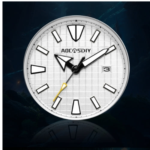Men's Casual Quartz Watch with Silicone Strap