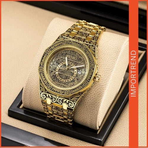 Men's Carved Fashion Steel Watch