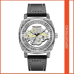 Men's Fashion Double-Sided Transparent Quartz Watch