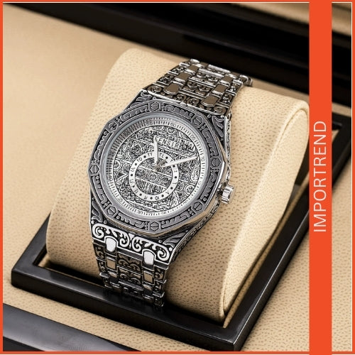 Men's Carved Fashion Steel Watch