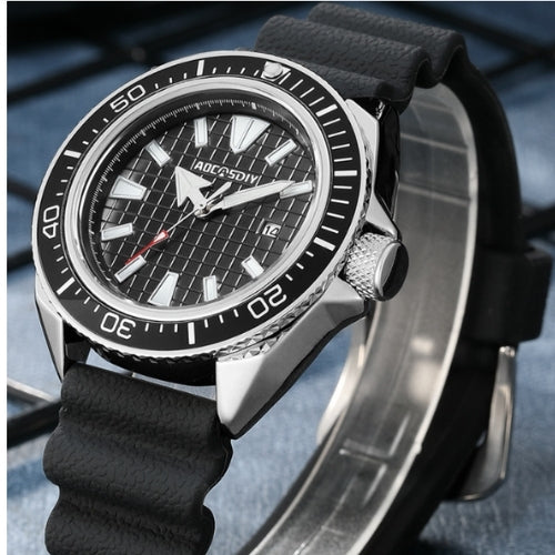 Men's Casual Quartz Watch with Silicone Strap