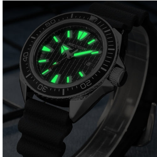 Men's Casual Quartz Watch with Silicone Strap