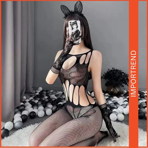 Sexy Backless & Open Crotch Body Stockings