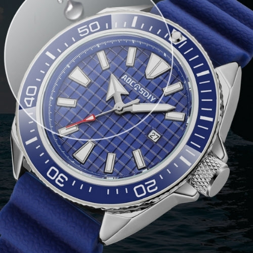 Men's Casual Quartz Watch with Silicone Strap
