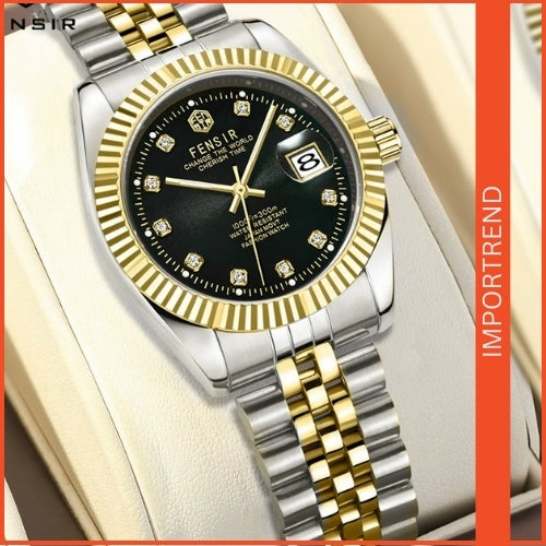 Men's Fashion Diamond Quartz Watch