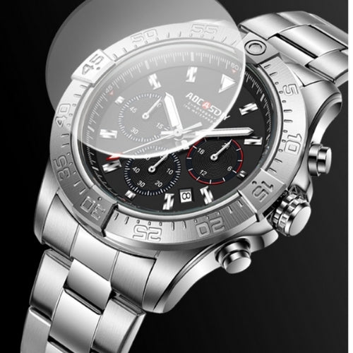 Men's Three-Eye Six-Pin Quartz Watch
