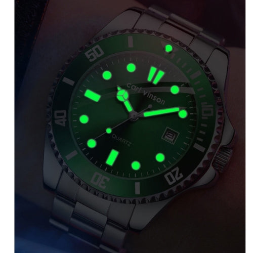 Submariner Men's Watch Date Calendar Display