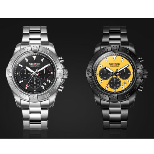 Men's Three-Eye Six-Pin Quartz Watch