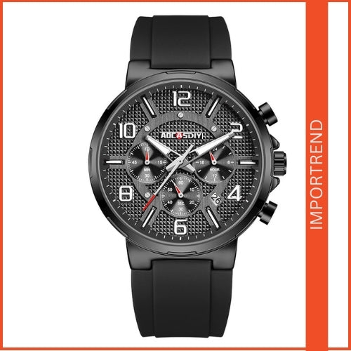 Men's Sports Watch – Large Dial & Silicone Strap