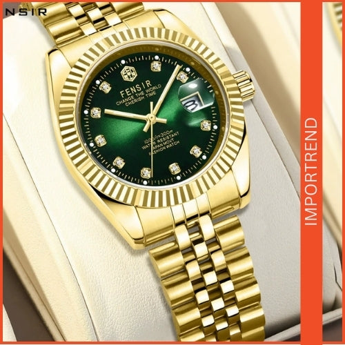 Men's Fashion Diamond Quartz Watch