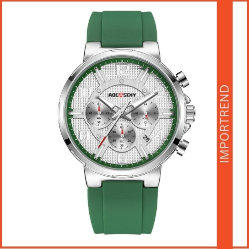 Men's Sports Watch – Large Dial & Silicone Strap