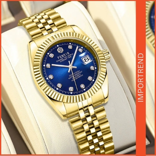 Men's Fashion Diamond Quartz Watch