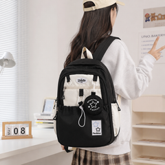 Casual Backpack for Women Nylon School Travel Laptop Bag