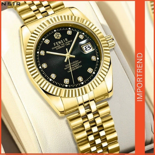 Men's Fashion Diamond Quartz Watch