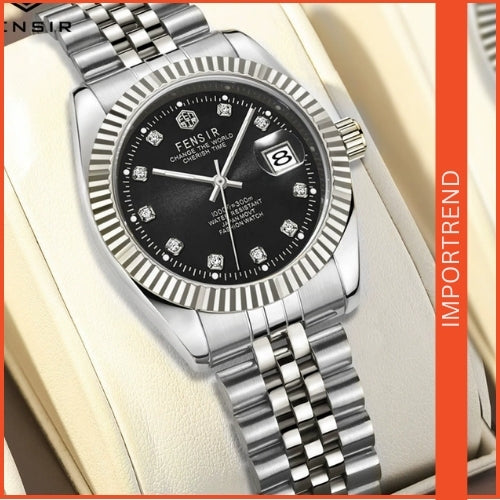 Men's Fashion Diamond Quartz Watch